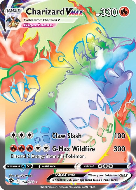 Image for Charizard VMAX (Secret) (Champion's Path) (74/73) - Pokemon
