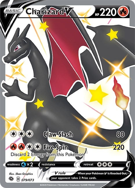 Image for Charizard V (Secret) (Champion's Path) (79/73) - Pokemon