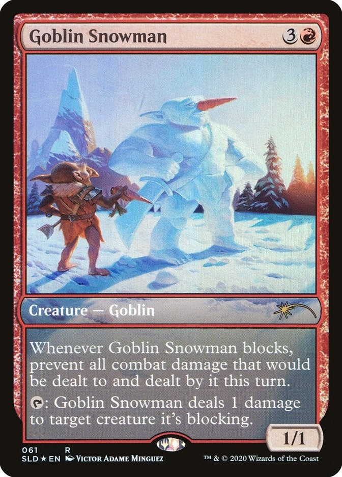 Image for Goblin Snowman (Secret Lair Drop Series) (61) - Magic: The Gathering