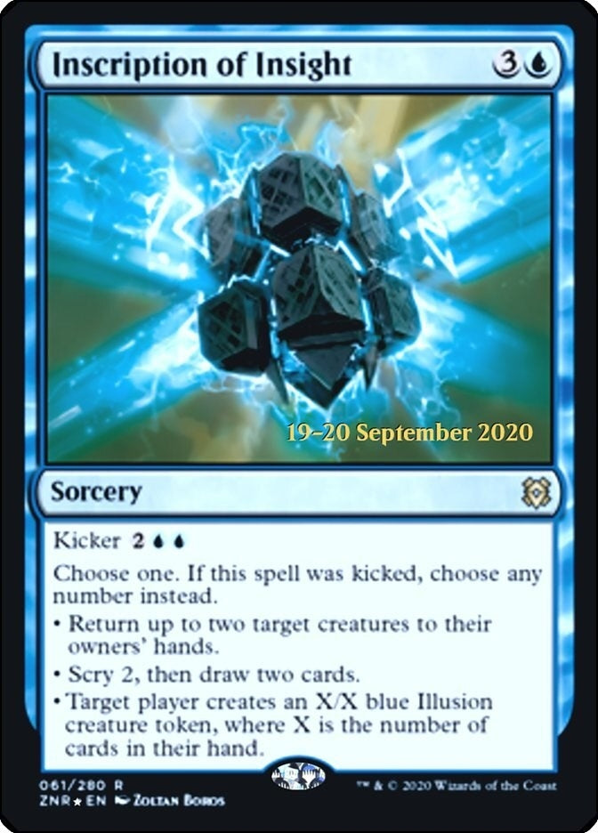 Image for Inscription of Insight (Prerelease Cards) (61) - Magic: The Gathering