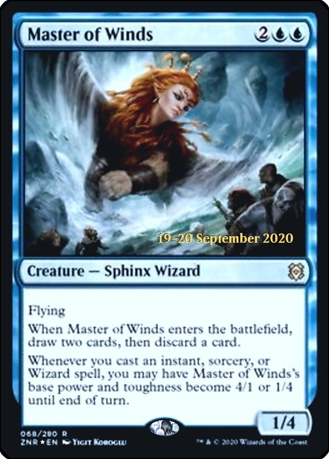 Image for Master of Winds (Prerelease Cards) (68) - Magic: The Gathering