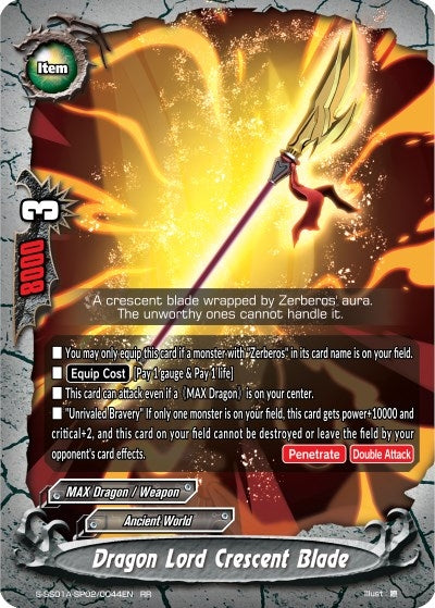 Image for Dragon Lord Crescent Blade (Buddy Ragnarok) (S-SS01A-SP02/0044EN) - Future Card BuddyFight
