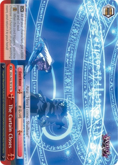 Image for The Curtain Closes (Nazarick: Tomb of the Undead) (OVL/S62-TE19 TD) - Weiss Schwarz