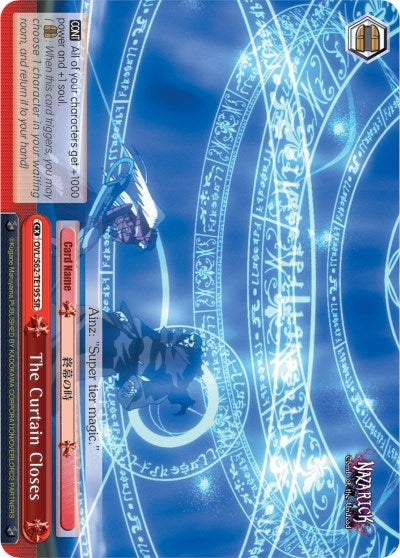Image for The Curtain Closes (SR) (Nazarick: Tomb of the Undead) (OVL/S62-TE19S SR) - Weiss Schwarz
