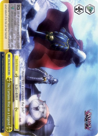 Image for The Curtains Rise on a Legend (RRR) (Nazarick: Tomb of the Undead) (OVL/S62-E023R RRR) - Weiss Schwarz