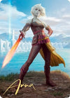Image for Nahiri, Heir of the Ancients Art Card (3/81) (Gold-Stamped Signature) (Art Series: Zendikar Rising) (3) - Magic: The Gathering