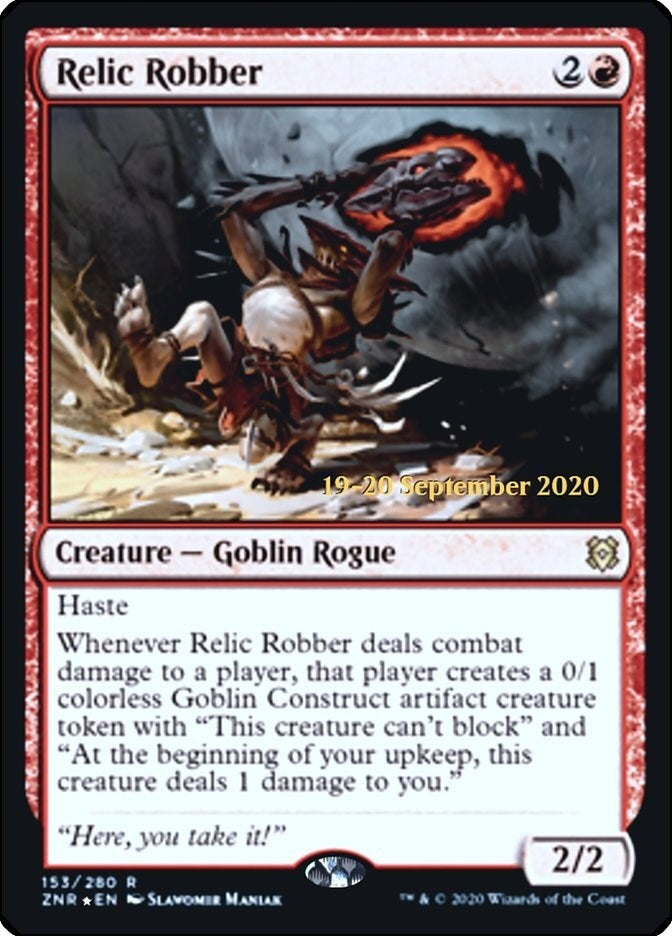 Image for Relic Robber (Prerelease Cards) (153) - Magic: The Gathering