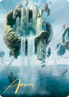 Image for Island Art Card (11/81) (Gold-Stamped Signature) (Art Series: Zendikar Rising) (11) - Magic: The Gathering