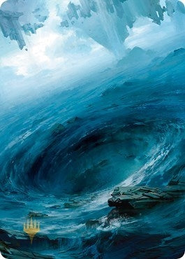 Image for Island Art Card (12/81) (Gold-Stamped) (Art Series: Zendikar Rising) (12) - Magic: The Gathering