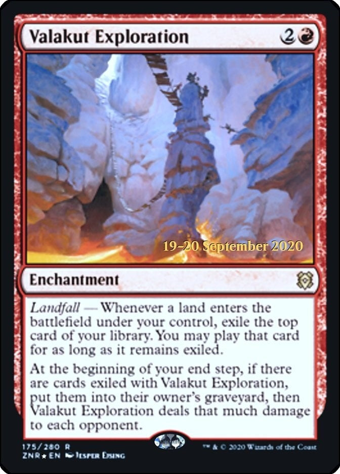 Image for Valakut Exploration (Prerelease Cards) (175) - Magic: The Gathering