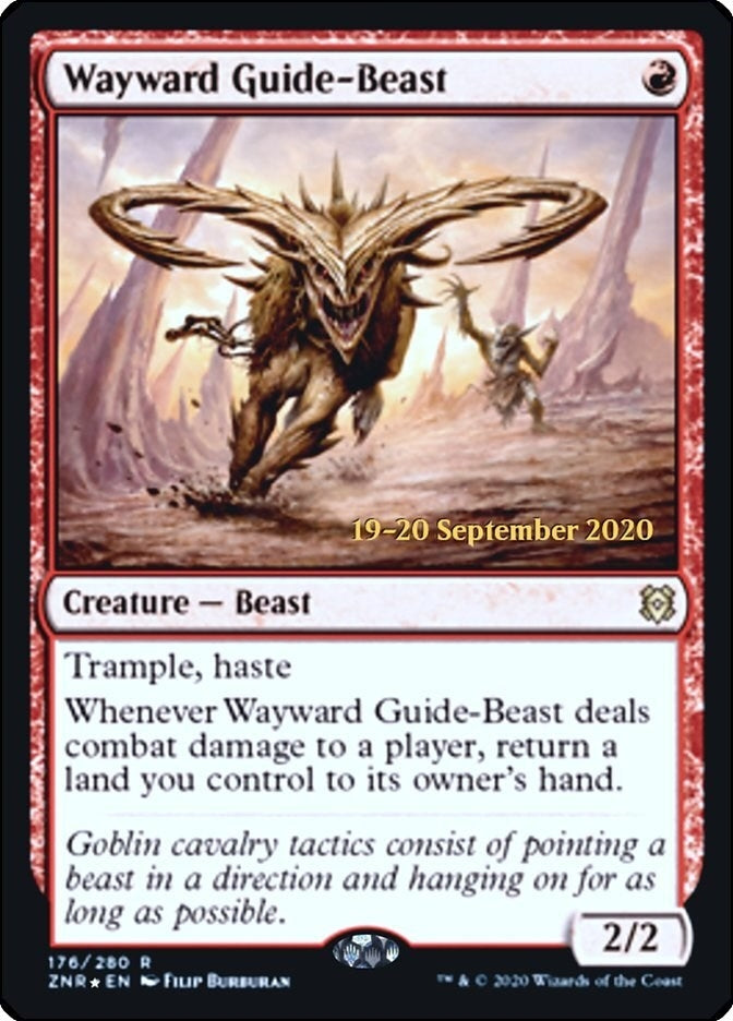 Image for Wayward Guide-Beast (Prerelease Cards) (176) - Magic: The Gathering