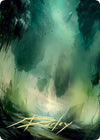 Image for Swamp Art Card (13/81) (Gold-Stamped Signature) (Art Series: Zendikar Rising) (13) - Magic: The Gathering