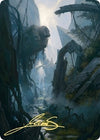 Image for Swamp Art Card (14/81) (Gold-Stamped Signature) (Art Series: Zendikar Rising) (14) - Magic: The Gathering