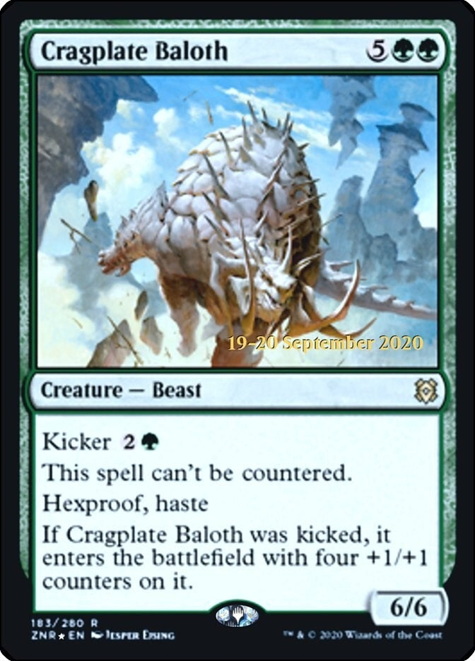 Image for Cragplate Baloth (Prerelease Cards) (183) - Magic: The Gathering