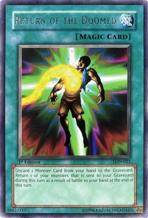 Image for Return of the Doomed (Labyrinth of Nightmare) (LON-021) - YuGiOh