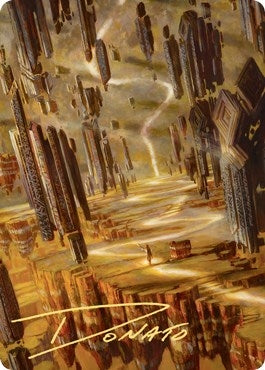 Image for Brightclimb Pathway Art Card (Gold-Stamped Signature) (Art Series: Zendikar Rising) (23) - Magic: The Gathering