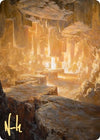 Image for Pillarverge Pathway Art Card (Gold-Stamped Signature) (Art Series: Zendikar Rising) (28) - Magic: The Gathering