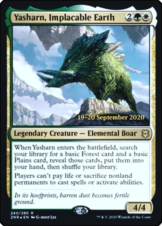 Image for Yasharn, Implacable Earth (Prerelease Cards) (240) - Magic: The Gathering