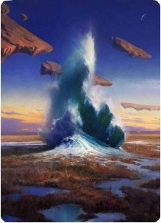 Image for Flooded Strand Art Card (Art Series: Zendikar Rising) (29) - Magic: The Gathering