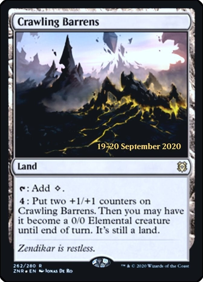 Image for Crawling Barrens (Prerelease Cards) (262) - Magic: The Gathering