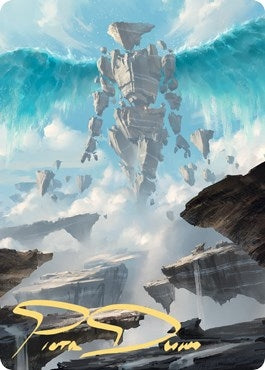 Image for Celestial Colonnade Art Card (Gold-Stamped Signature) (Art Series: Zendikar Rising) (33) - Magic: The Gathering