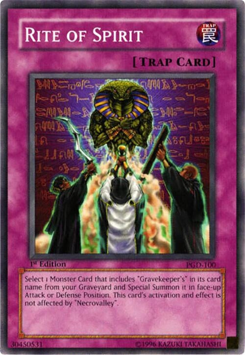 Image for Rite of Spirit (Pharaonic Guardian) (PGD-100) - YuGiOh