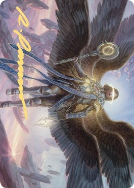Image for Angel of Destiny Art Card (Gold-Stamped Signature) (Art Series: Zendikar Rising) (37) - Magic: The Gathering