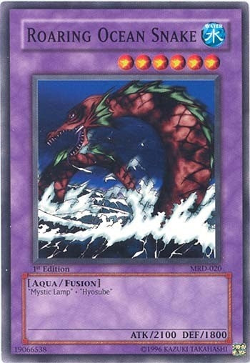 Image for Roaring Ocean Snake (Metal Raiders) (MRD-020) - YuGiOh