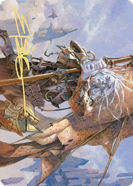 Image for Sea Gate Banneret Art Card (Gold-Stamped Signature) (Art Series: Zendikar Rising) (43) - Magic: The Gathering