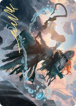 Image for Expedition Diviner Art Card (Gold-Stamped Signature) (Art Series: Zendikar Rising) (47) - Magic: The Gathering