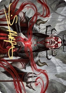 Image for Malakir Blood-Priest Art Card (Gold-Stamped Signature) (Art Series: Zendikar Rising) (56) - Magic: The Gathering