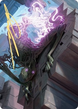 Image for Skyclave Shade Art Card (Gold-Stamped Signature) (Art Series: Zendikar Rising) (61) - Magic: The Gathering
