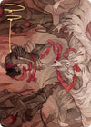 Image for Thwart the Grave Art Card (Gold-Stamped Signature) (Art Series: Zendikar Rising) (64) - Magic: The Gathering