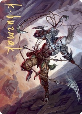 Image for Akiri, Fearless Voyager Art Card (Gold-Stamped Signature) (Art Series: Zendikar Rising) (74) - Magic: The Gathering