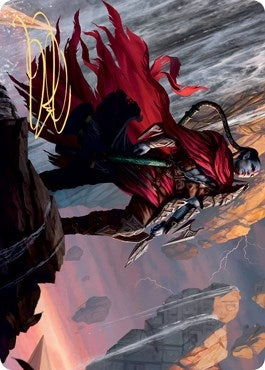 Image for Anowon, the Ruin Thief Art Card (Gold-Stamped Signature) (Art Series: Zendikar Rising) (75) - Magic: The Gathering