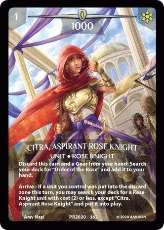 Image for Citra, Aspirant Rose Knight (Full Art) (Argent Saga Promos) (PR2020-162) - Argent Saga TCG