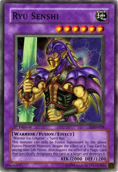 Image for Ryu Senshi (Legacy of Darkness) (LOD-019) - YuGiOh
