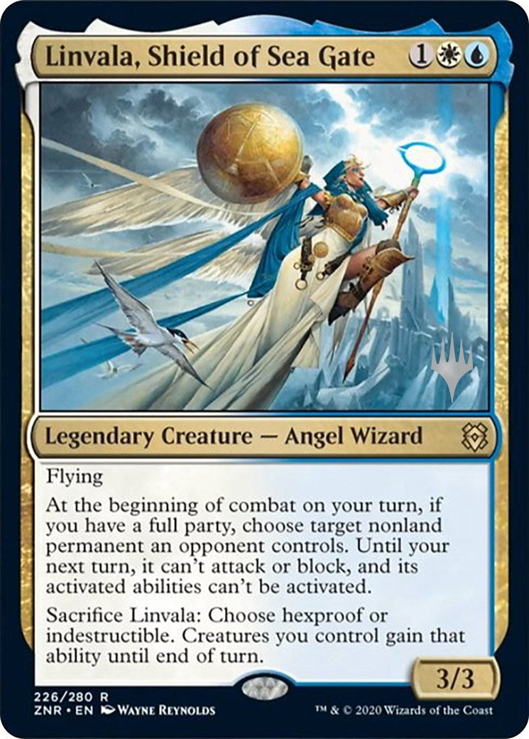 Image for Linvala, Shield of Sea Gate (Promo Pack: Zendikar Rising) (226) - Magic: The Gathering