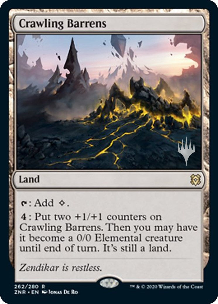 Image for Crawling Barrens (Promo Pack: Zendikar Rising) (262) - Magic: The Gathering