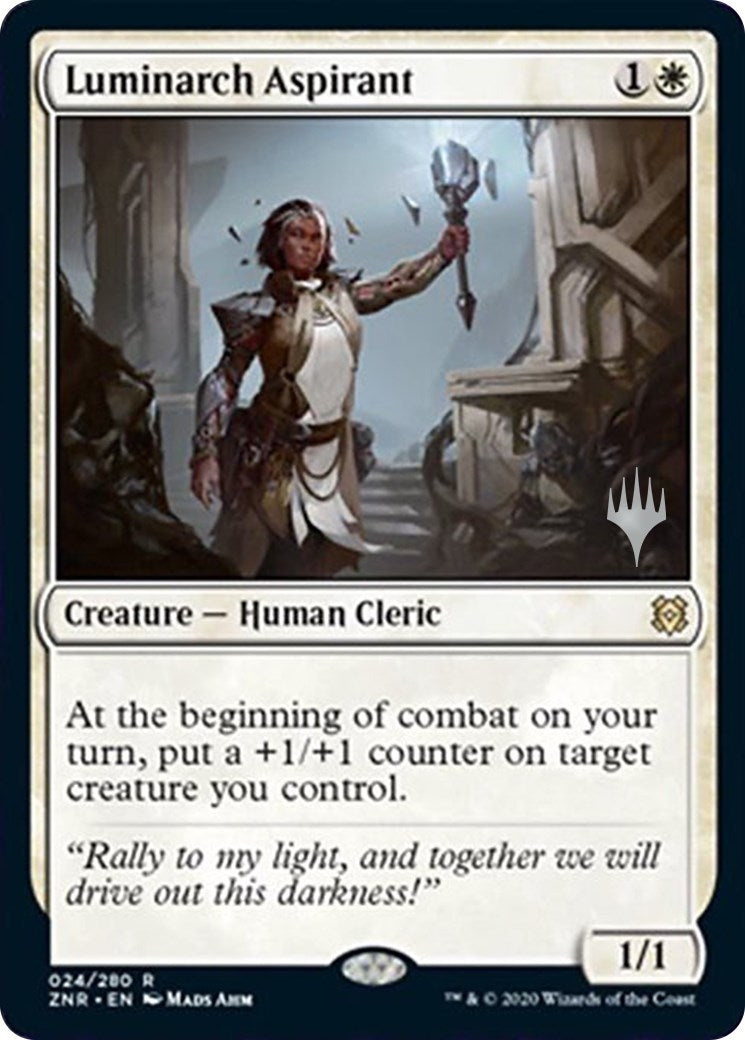 Image for Luminarch Aspirant (Promo Pack: Zendikar Rising) (24) - Magic: The Gathering