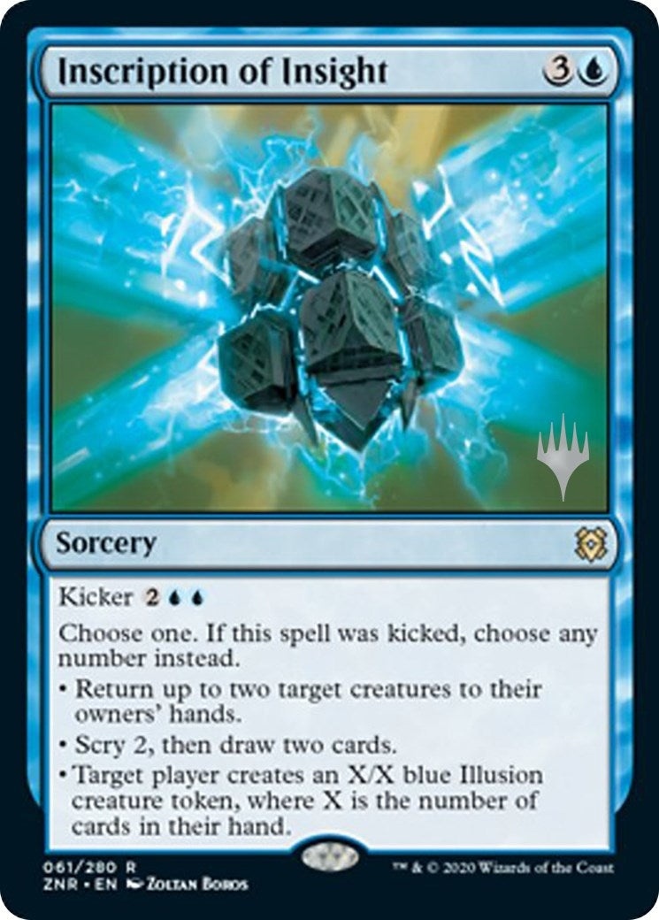 Image for Inscription of Insight (Promo Pack: Zendikar Rising) (61) - Magic: The Gathering