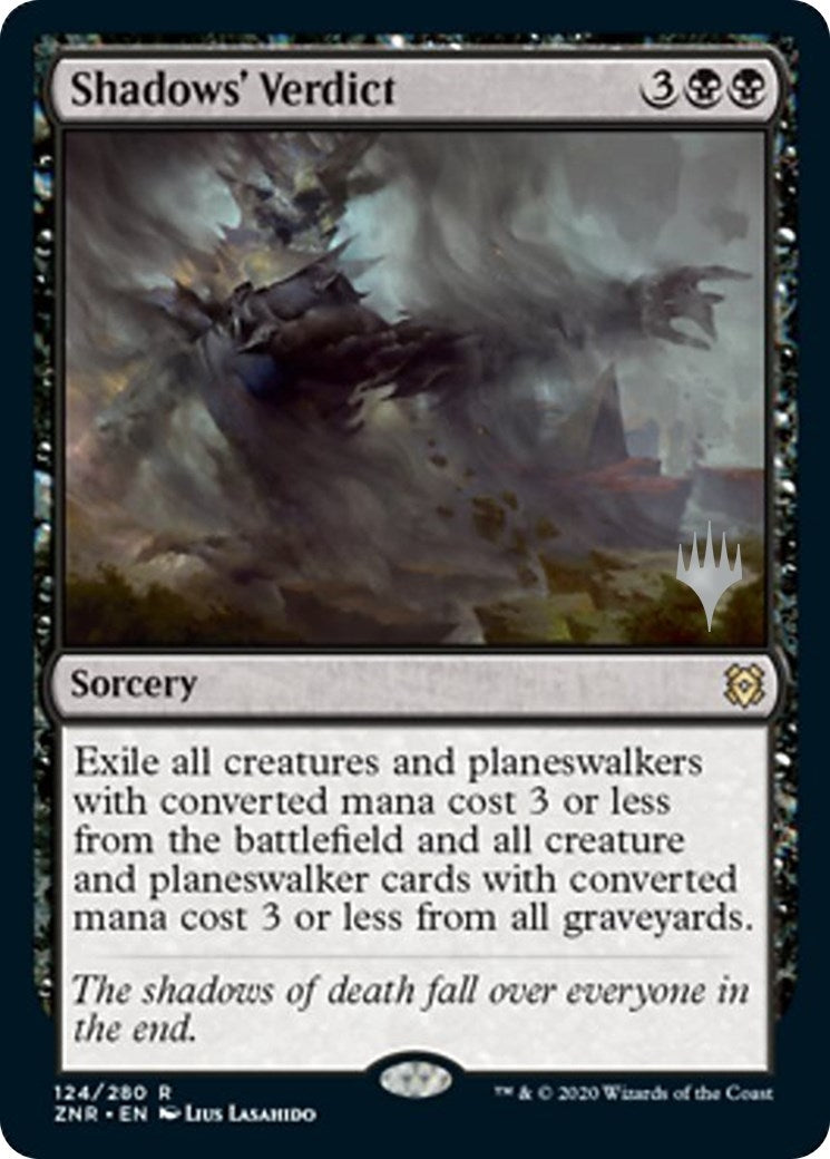 Image for Shadows' Verdict (Promo Pack: Zendikar Rising) (124) - Magic: The Gathering