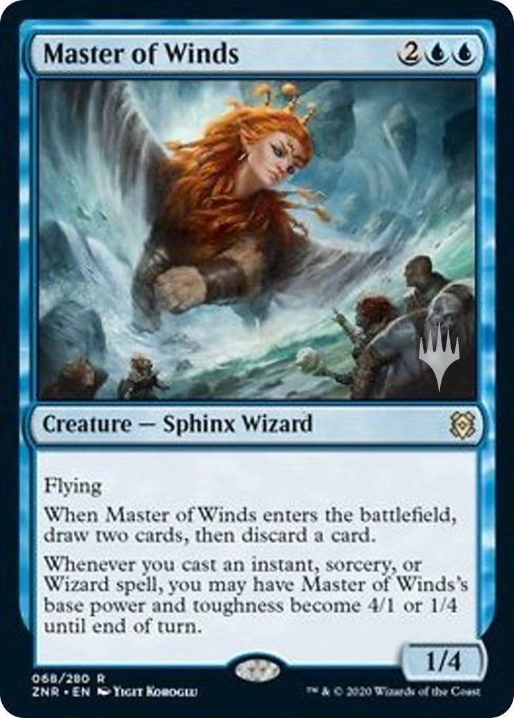 Image for Master of Winds (Promo Pack: Zendikar Rising) (68) - Magic: The Gathering