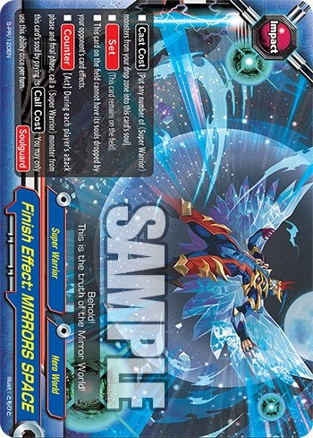 Image for Finish Effect: MIRRORS SPACE (S-Promo Cards) (S-PR/120EN) - Future Card BuddyFight