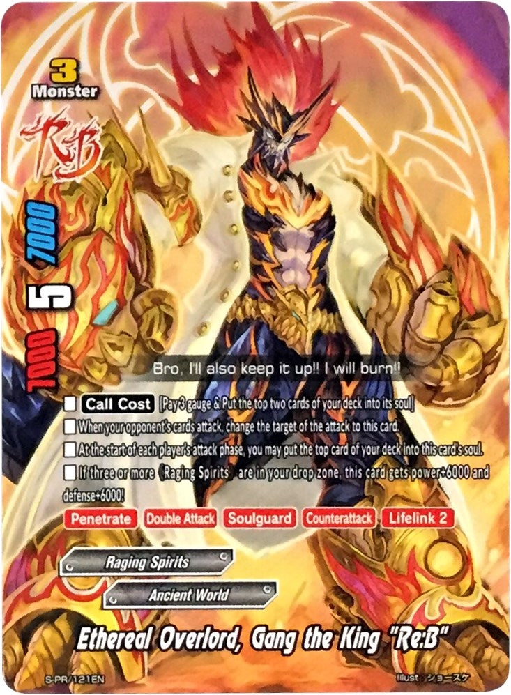 Image for Ethereal Overlord, Gang the King “Re:B” (S-Promo Cards) (S-PR/121EN) - Future Card BuddyFight