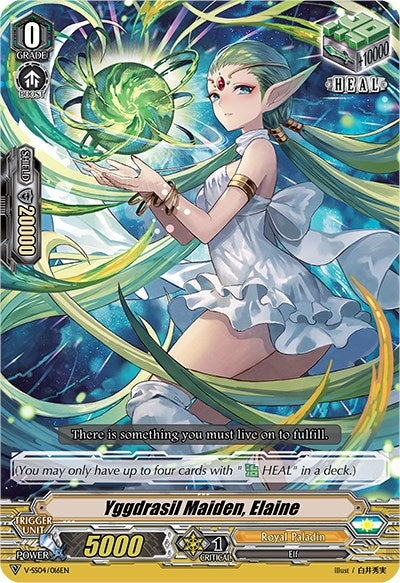 Image for Yggdrasil Maiden, Elaine (V-SS04: Majesty Lord Blaster) (V-SS04/016EN) - Cardfight Vanguard