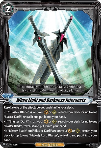 Image for When Light and Darkness Intersects (V-SS04: Majesty Lord Blaster) (V-SS04/017EN) - Cardfight Vanguard