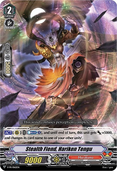 Image for Stealth Fiend, Hariken Tengu (V Promo Cards) (V-PR/0162EN) - Cardfight Vanguard