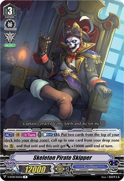 Image for Skeleton Pirate Skipper (V-BT09: Butterfly d'Moonlight) (V-BT09/045EN) - Cardfight Vanguard