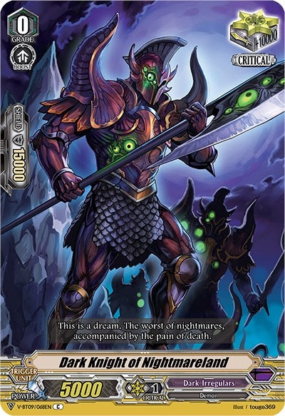 Image for Dark Knight of Nightmareland (V-BT09: Butterfly d'Moonlight) (V-BT09/068EN) - Cardfight Vanguard